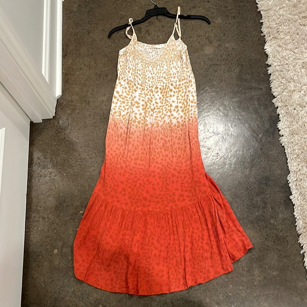 Long Leopard Print Dress